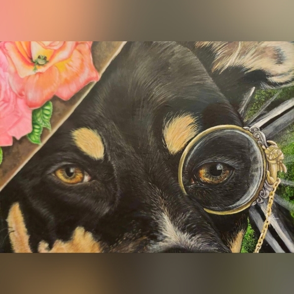 Original Art Dog Painting. PRINT ONLY - Picture 3 of 5